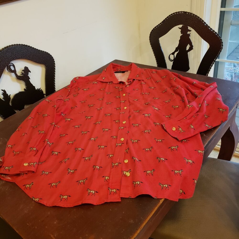 VINTAGE 5 STAR BY ROPER BLOUSE - Picture 4 of 16